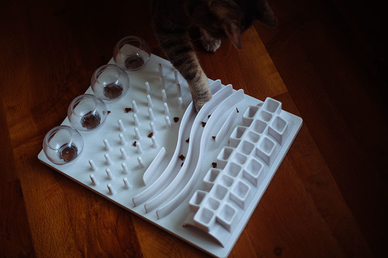 Trixie 5-In-1 Activity Center Fun Board Cat Feeding Toy Review